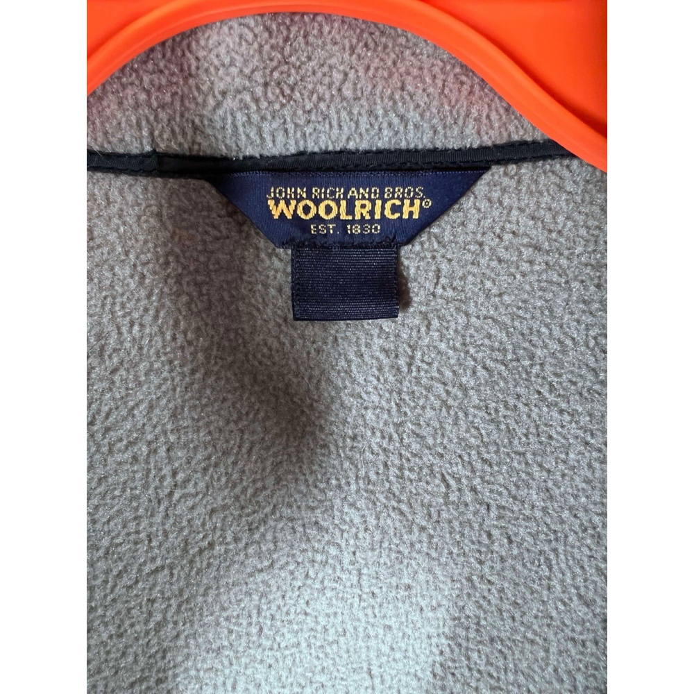 Woolrich Vest Mens Large? Grey Charcoal Heather Full Zip Fleece Sleeveless Outer - Picture 3 of 3